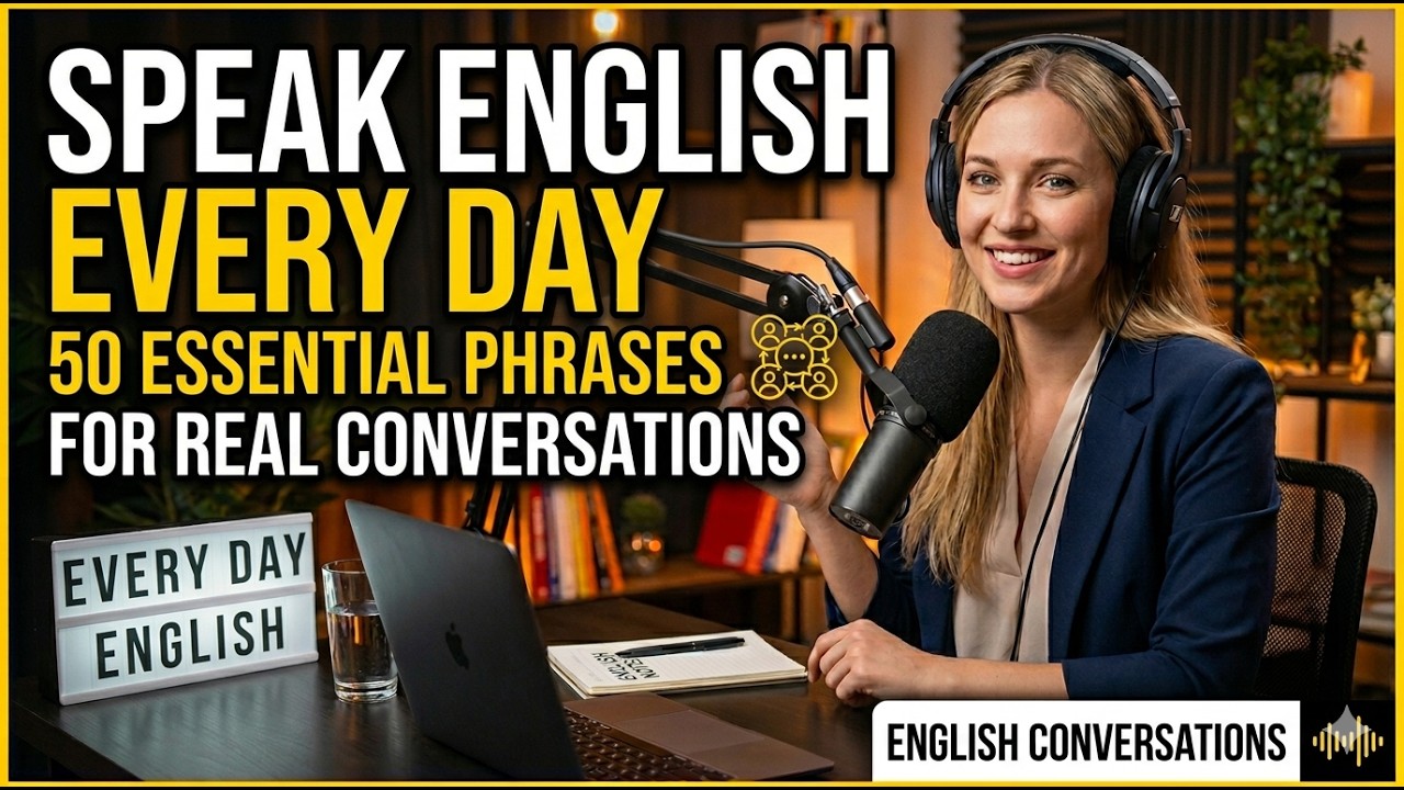 Speak English Every Day | 50 Essential Phrases for Real Conversations | English Podcast