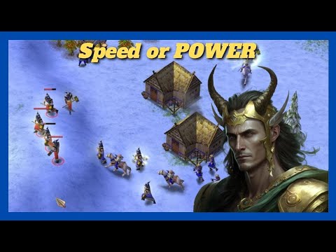 THE POWER OF HEIMDALL, OR THE SPEED OF FORSETI | Suppe (Loki) vs Rapl (Odin) #aom #ageofempires