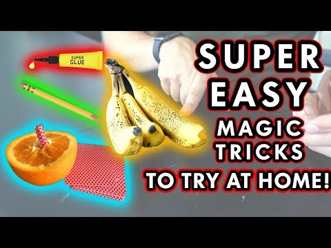 SUPER EASY MAGIC TRICKS FOR THE ABSOLUTE BEGINNER!