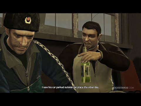 Roman finds out Mallorie is cheating with Vlad – GTA 4