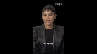 Zoë Kravitz Tells Robert Pattinson the &#39;Twilight Series&#39; &quot;Wasn’t My Ting&quot; #Shorts