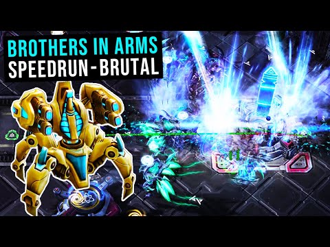 StarCraft 2 LotV Speedrun - Mission 7: Brothers in Arms (Brutal)