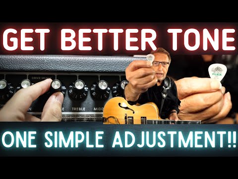 Get A Better Jazz Guitar Tone From This One Simple Adjustment | Quick Discussion on Picking & Tone