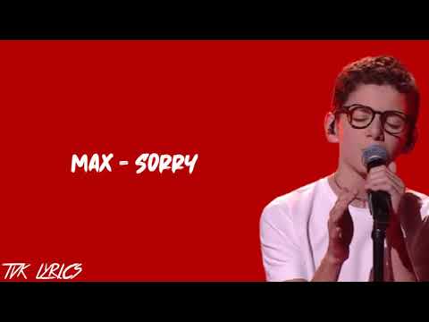 Max - Sorry (Halsey) | Lyrics | The Final | The Voice Kids Vlaanderen 2020