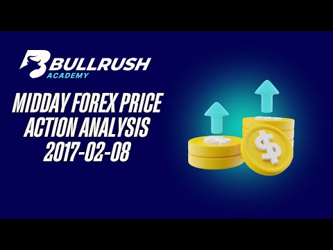 Midday Forex price action Analysis - 2017-02-08 (No Setups)