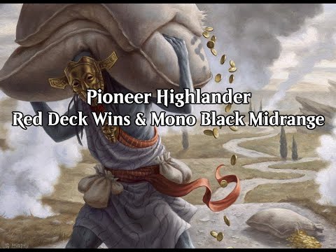 Pioneer Highlander | Red Deck Wins & Mono-Black Midrange (VOD - Nov. 26th, 2025)