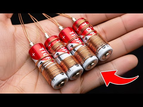 Even NASA Doesn't Know About This Invention From Old 1.5V Batteries + Copper Tube | Anyone Can Do It