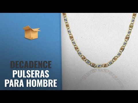 Productos 2018, Los 10 Mejores Decadence: 14K Gold Tricolor 2.75MM Valentino 060 Star Diamond Cut