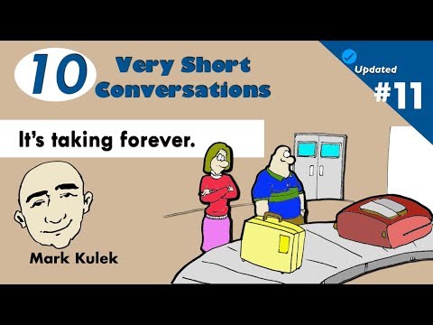 10 Very Short Conversations - #11 (American English) | English for Communication - ESL