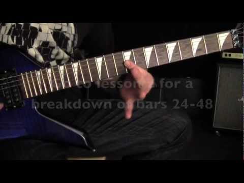 Megadeth - Tornado of Souls solo - Guitar Lesson - Ry Kihn