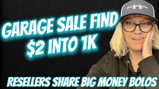 Unnoticed Garage Sale Item Turned $2 Into 1k! Resellers Share Big Money Bolos