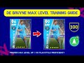 How to train Manchester K. De Bruyne to max level in efootball 2023 🔥 De Bruyne efootball