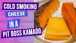 Cheese Cold smoking in a Pit Boss K24 Kamado