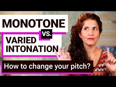 How to sound interesting in English | varied pitch vs. monotone | intonation