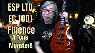 Video thumbnail for What a Tone Monster! ESP LTD EC 1001 Fluence   Tiger Eye by Jon is just TOO LouD!!