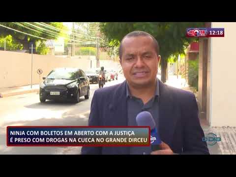 ROTA DO DIA 13 09  Preso no Grande Dirceu homem com drogas na cueca