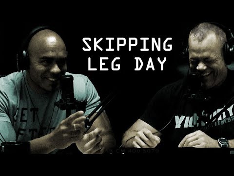 (DELETED SCENE) How Much Can Jocko Lift? Does Echo Do Squats? Skinny Knees.