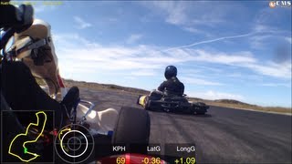 preview picture of video 'Karting with CMS LapTimer Pro'