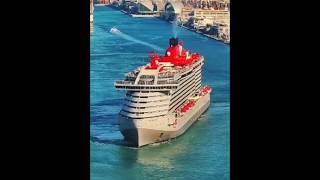 MV Resilient lady leaving Miami #cruiseship #virginvoyages #portmiami #travel