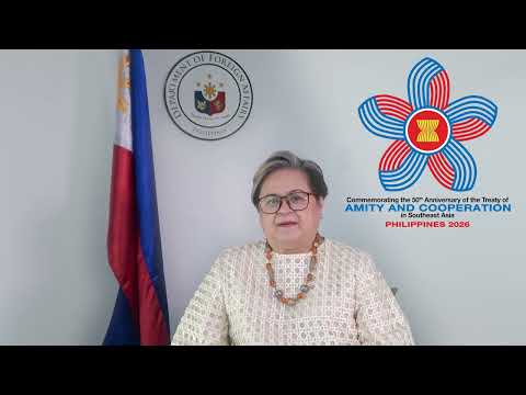 PH Unveils Commemorative Logo for 50th Anniversary of Treaty of Amity and Cooperation in SEA