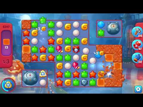 Fishdom 6207 Hard Level - 20 moves - NO BooSTERS