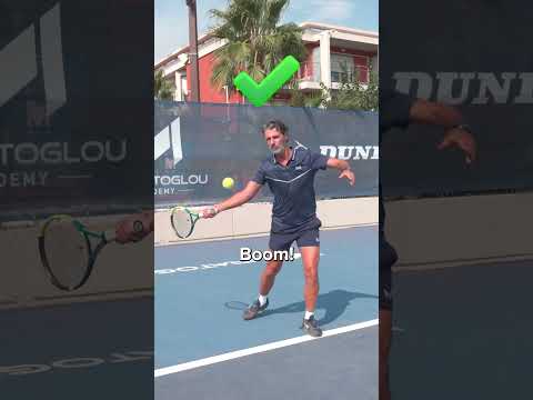 How to know if you're preparing too late! #tennis #tenniscoach