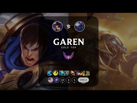 Garen Top vs Skarner - NA Master Patch 12.23