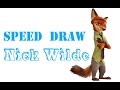 Speed Draw Draw Nick Wilde From Zootopia