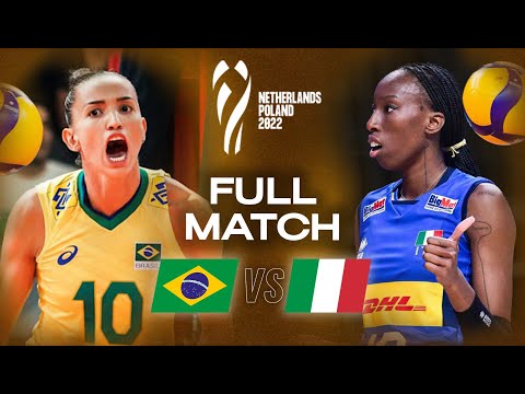 Italy 🇮🇹 vs. Brazil 🇧🇷 - Semi Final | Women's World Championships 2022 | Full Match - Volleyball