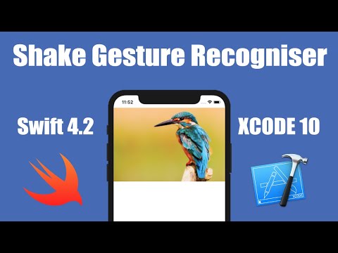 How To Use The Shake Gesture Recogniser In xCode 10 (Swift 4.2)