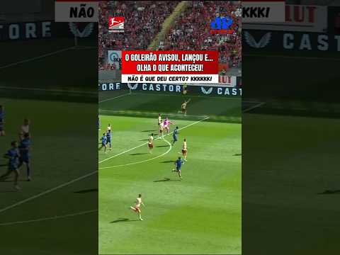 UM CHUTÃO ÀS VEZES DÁ CERTO! KKKKKKKK!