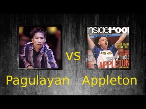 Alex Pagulayan vs Darren Appleton in the Diamond 10-Ball 10 Foot Table Challenge