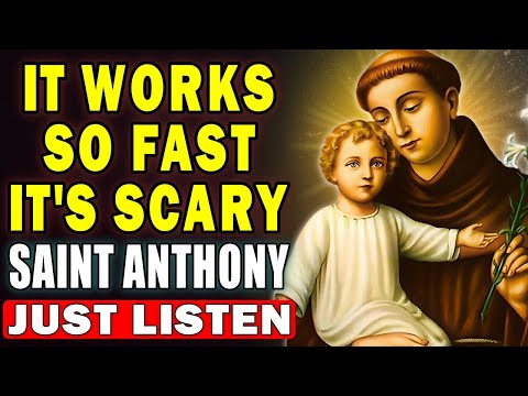 💖POWERFUL PRAYER TO RECEIVE AN URGENT MIRACLE NOW - SAINT ANTHONY OF PADUA🙏