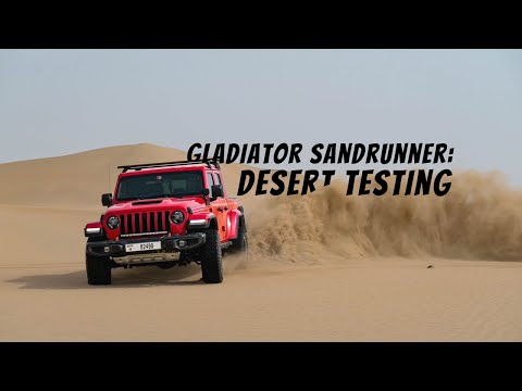 JEEP GLADIATOR SANDRUNNER DESERT TEST