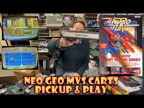 The Arcade Project   NeoGeo MVS Cartridges Cyberlip, Andro Dunos, Wind Jammers, Metal Slug & Ninja C