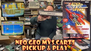 The Arcade Project   NeoGeo MVS Cartridges Cyberlip, Andro Dunos, Wind Jammers, Metal Slug & Ninja C