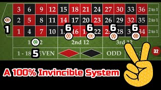 A 100% Invincible System Win At Roulette