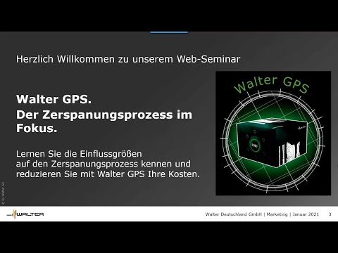 Walter GPS. Der Zerspanungsprozess im Fokus.