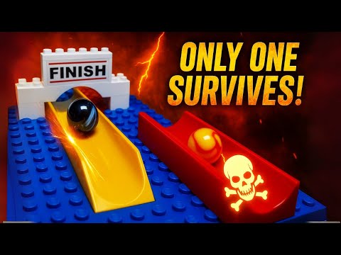 💀 Only One Survives! Marble Race Mortal Kombat ⚡