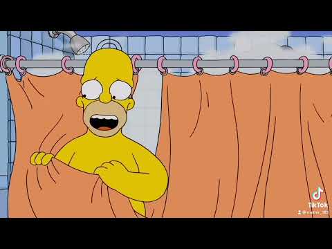 Homer puts bleach in his eyes 😂