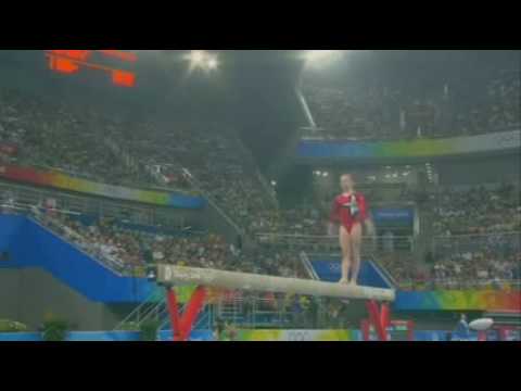 Bridget Sloan - 2008 Olympic Games - Qualifications Beam