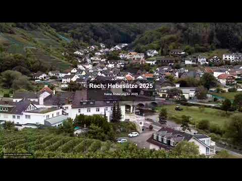 Rech: Hebesätze 2025 - Gewerbesteuer News