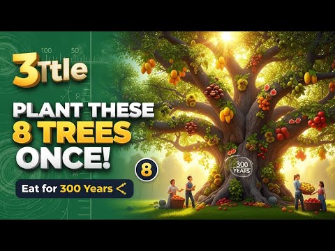 Plant These 8 Trees Once, Eat for 300 Years!