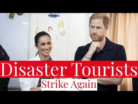 Disaster Tourists Strike Again! Prince Harry & Meghan Markle Latest Cosplay Royal Tour in Jordan