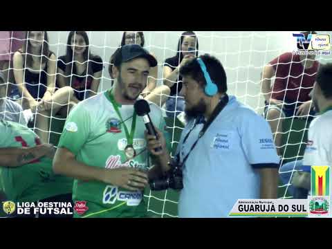 Gols Guatambu Society x DME Guarujá do Sul Final  Liga Oestina de Futsal