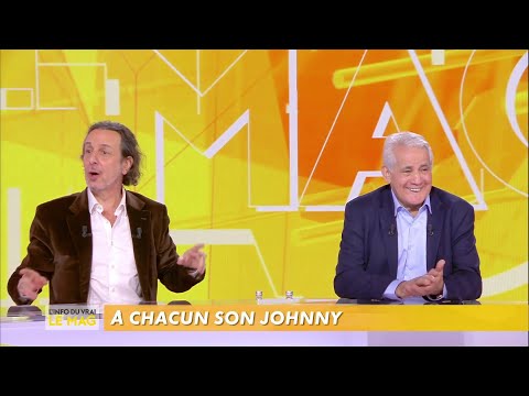 Isabelle Morizet, Sacha Rhoul and Laurent Lavige pay tribute to Johnny Hallyday