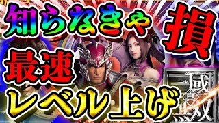 【初心者にも】知らなきゃ損する1番効率の良いレベルの上げ方【真・三國無双アプリ攻略】