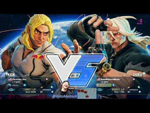 [SFV]  Salty AutoMattock Gets Peaced Out vs Christian Ken