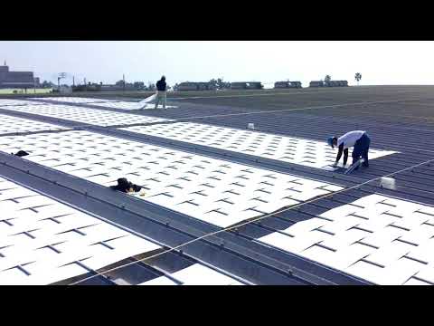 ルーフシェード（グリッパー工法）のご紹介【日本ワイドクロス(株)】