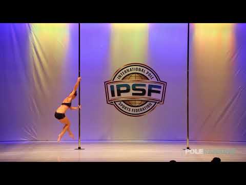 Masters 40+ Women Ana Looser of Romania - IPSF World Pole Sports Championships 2018